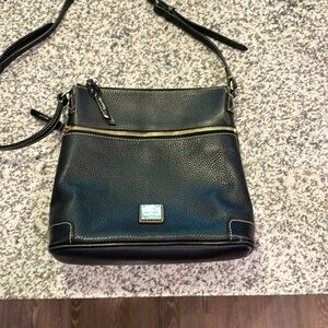 Dooney & Bourke Black on Black Pebble Leather Crossbody